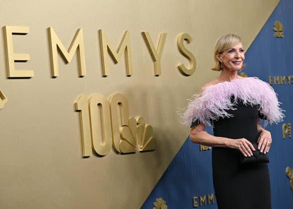 Allison Janney arrives for the 78th annual Primetime Emmy Awards at the Peacock Theater in Los Angeles on Monday, September 14, 2026.  LAP20260914575 CHRISxCHEW