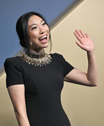 Awkwafina arrives for the 78th annual Primetime Emmy Awards at the Peacock Theater in Los Angeles on Monday, September 14, 2026.  LAP20260914576 CHRISxCHEW