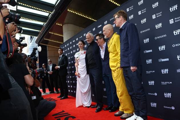 Mariana di Girolamo, Martin McDonagh, Sam Rockwell, John Malkovich, Graham Broadbent at arrivals for WILD HORSE NINE Premiere at the Toronto International Film Festival (TIFF) 2026, The Princess Of Wales Theatre, Toronto, ON, September 14, 2026. Photo By: JA Everett Collection WILD HORSE NINE Premiere at the Toronto International Film Festival (TIFF) 2026 PUBLICATIONXNOTxINxCANxCHNxFRAxITAxJPNxNORxPOLxRUSxESPxUKxUSA