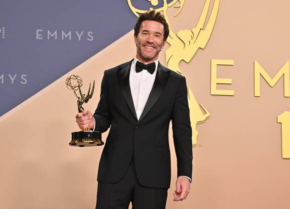78th Primetime Emmy Awards - Press Room Tom Pelphrey in the press room at the 78th Primetime Emmy Awards held at the Peacock Theater on September 14, 2026 in Los Angeles, California. Los Angeles Peacock Theater California USA Copyright: xTammiexArroyo AFF-USA.comx