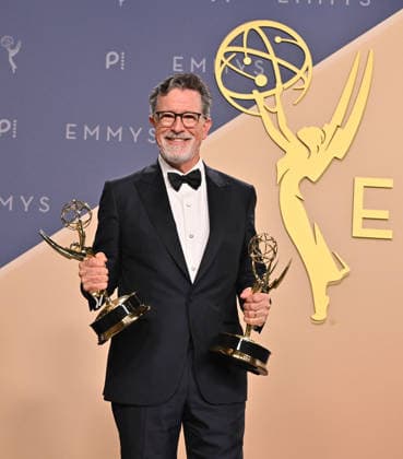 78th Primetime Emmy Awards - Press Room Stephen Colbert in the press room at the 78th Primetime Emmy Awards held at the Peacock Theater on September 14, 2026 in Los Angeles, California. Los Angeles Peacock Theater California USA Copyright: xTammiexArroyo AFF-USA.comx
