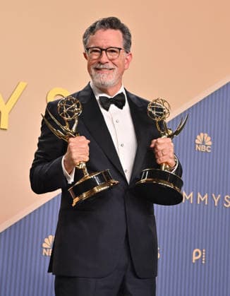 78th Primetime Emmy Awards - Press Room Stephen Colbert in the press room at the 78th Primetime Emmy Awards held at the Peacock Theater on September 14, 2026 in Los Angeles, California. Los Angeles Peacock Theater California USA Copyright: xTammiexArroyo AFF-USA.comx