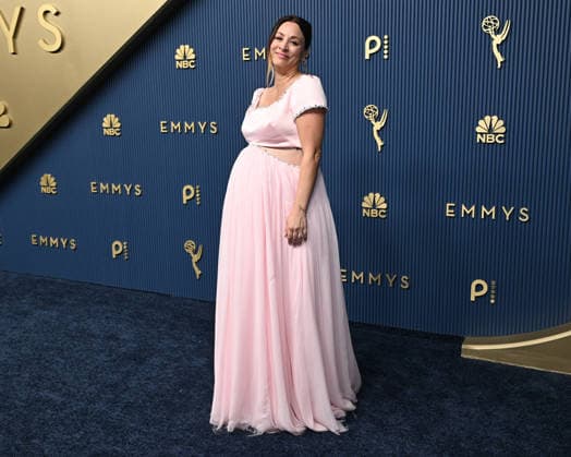 Kaley Cuoco arrives for the 78th annual Primetime Emmy Awards at the Peacock Theater in Los Angeles on Monday, September 14, 2026.  LAP20260914022 JohnxMcCoy