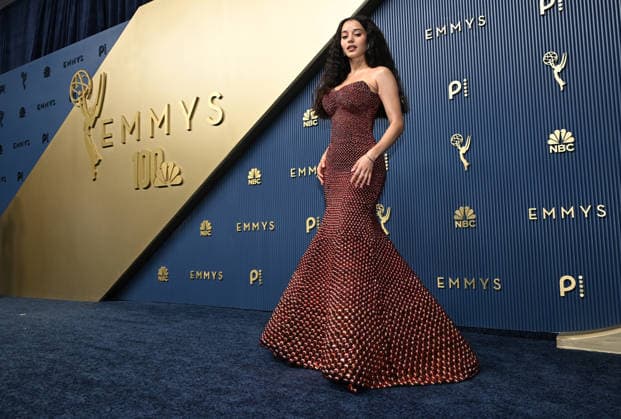 Chase Infiniti arrives for the 78th annual Primetime Emmy Awards at the Peacock Theater in Los Angeles on Monday, September 14, 2026.  LAP20260914027 JohnxMcCoy