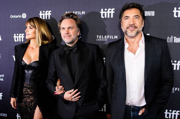 September 14, 2026, Toronto, On, CAN: Penelope Cruz, Florian Zeller and Javier Bardem arrive on the red carpet to promote the film Bunker at the Toronto International Film Festival, in Toronto, Monday, Sept. 14, 2026. Toronto CAN  - ZUMAc35_ 20260914_zaf_c35_149 Copyright: xChrisxYoungx
