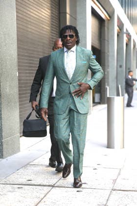 September 14, 2026: Michael Irvin arrives for his appearance on GMA at ABC Studios in New York City,  - ZUMAh16_ 20260914_zaf_h16_065 Copyright: xDanxHerrickx