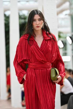 Simorra - Mercedes Benz Fashion Week Madrid, Spain - sep 2026 A model parades with Simorra design during Mercedes Benz Fashion Week Madrid Cibeles Palace in Madrid, 14 of February of 2026 Spain Madrid Spain Copyright: xAtilanoxGarciax xSOPAxImagesx PHOTO07561