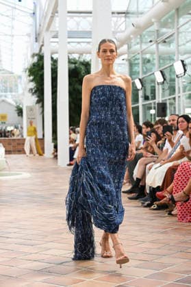 Simorra - Mercedes Benz Fashion Week Madrid, Spain - sep 2026 A model parades with Simorra design during Mercedes Benz Fashion Week Madrid Cibeles Palace in Madrid, 14 of February of 2026 Spain Madrid Spain Copyright: xAtilanoxGarciax xSOPAxImagesx PHOTO07593