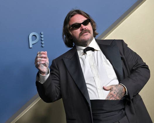 Matty Matheson arrives for the 78th annual Primetime Emmy Awards at the Peacock Theater in Los Angeles on Monday, September 14, 2026.  LAP20260914691 CHRISxCHEW