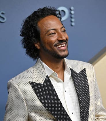 Samba Schutte arrives for the 78th annual Primetime Emmy Awards at the Peacock Theater in Los Angeles on Monday, September 14, 2026.  LAP20260914720 CHRISxCHEW