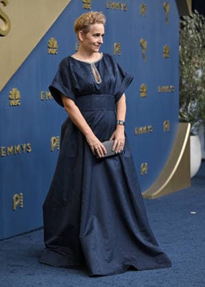 Uta Briesewitz arrives for the 78th annual Primetime Emmy Awards at the Peacock Theater in Los Angeles on Monday, September 14, 2026.  LAP20260914737 CHRISxCHEW