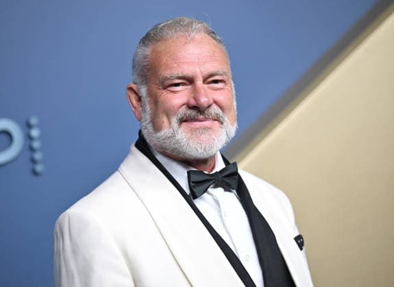 R. Scott Gemmill arrives for the 78th annual Primetime Emmy Awards at the Peacock Theater in Los Angeles on Monday, September 14, 2026.  LAP20260914738 CHRISxCHEW