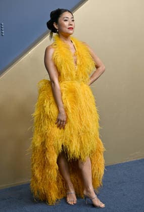 Eunice Bae arrives for the 78th annual Primetime Emmy Awards at the Peacock Theater in Los Angeles on Monday, September 14, 2026.  LAP20260914743 CHRISxCHEW