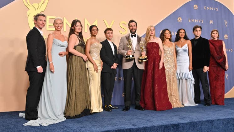 78th Primetime Emmy Awards - Press Room Shawn Hatosy, Katherine LaNasa, Isa Briones, Shabana Azeez, Gerran Howell, Noah Wyle, Taylor Dearden, Sepideh Moafi, Supriya Ganesh, Patrick Ball and Fiona Dourif in the press room at the 78th Primetime Emmy Awards held at the Peacock Theater on September 14, 2026 in Los Angeles, California. Los Angeles Peacock Theater California USA Copyright: xTammiexArroyo AFF-USA.comx