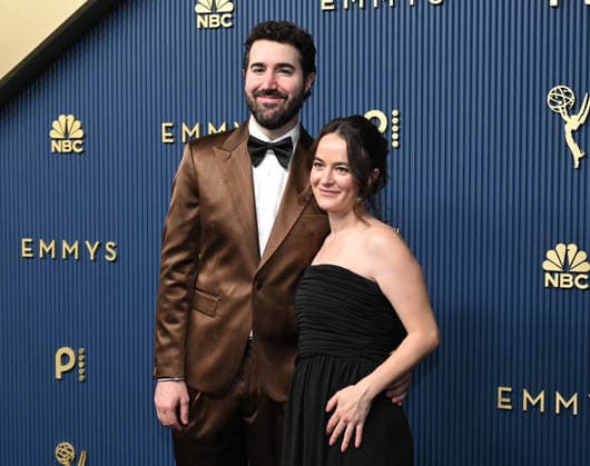 Ethan Kuperberg and Bianca Crudo arrivee for the 78th annual Primetime Emmy Awards at the Peacock Theater in Los Angeles on Monday, September 14, 2026.  LAP20260914852 JohnxMcCoy