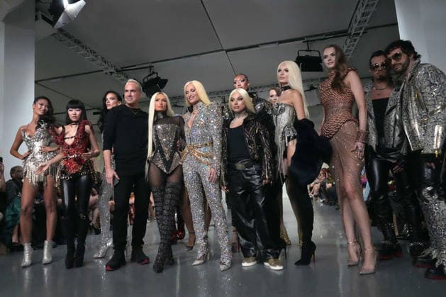 September 14, 2026, New York, Ny, USA: DAVID BLOND, PARIS HILTON, PHILLIPE BLOND and models at the finale of The Blonds SS27 20th Anniversary Runway Show,.641 West 42 St, NYC.September 14, 2026. . The Blonds SS27 20th Anniversary Runway Show,.641 West 42 St, NYC.September 14, 2026. New York USA - ZUMAms4_ 20260914_faf_ms4_013 Copyright: xSoniaxMoskowitzxGordonx