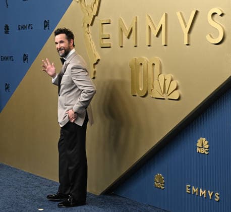 Noah Wylie arrives for the 78th annual Primetime Emmy Awards at the Peacock Theater in Los Angeles on Monday, September 14, 2026.  LAP20260914868 JohnxMcCoy