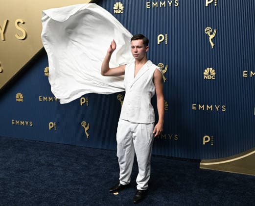 Craig Hogan arrives for the 78th annual Primetime Emmy Awards at the Peacock Theater in Los Angeles on Monday, September 14, 2026.  LAP20260914875 JohnxMcCoy