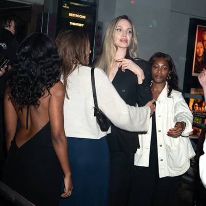 Outside Arrivals for Without Blood Outside Arrivals for Without Blood , Village East by Angelika, NY. 14 Sep 2026 Pictured: Angelina Jolie.  Copyright: xThexMegaxAgencyxMEGAx