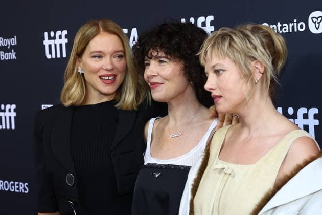 Lea Seydoux, Marie Kreutzer, Jella Haase at arrivals for GENTLE MONSTER Premiere at the Toronto International Film Festival (TIFF) 2026, Royal Alexandra Theatre, Toronto, ON, September 14, 2026. Photo By: JA Everett Collection GENTLE MONSTER Premiere at the Toronto International Film Festival (TIFF) 2026 PUBLICATIONXNOTxINxCANxCHNxFRAxITAxJPNxNORxPOLxRUSxESPxUKxUSA