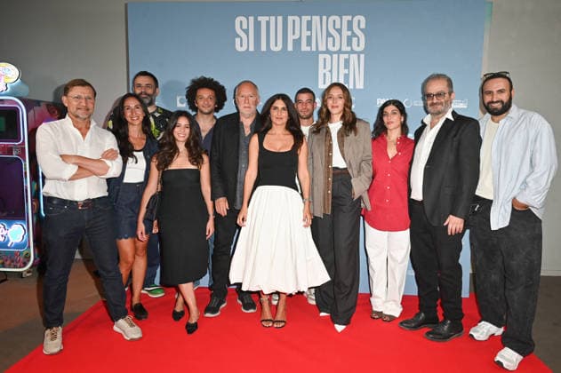 Si Tu Penses Bien Premiere - Paris David Lambert, Patrick Quinet, Alicia Hava, William Lebghil, Christian Benedetti, Geraldine Nakache, Rabah Nait Oufella, Monia Chokri, Mina Kavani, Daniel Cohen and Oussama Kheddam attending the premiere of the movie ‘Si tu penses bien’, held at MK2 Quai de Loire cinema, in Paris, France, on September 14th, 2026. Photo by Mireille Ampilhac ABACAPRESS.COM Paris France  Copyright: xAmpilhacxMireille ABACAx