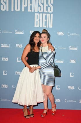 Si Tu Penses Bien Premiere - Paris Geraldine Nakache and Sarah Suco attending the premiere of the movie ‘Si tu penses bien’, held at MK2 Quai de Loire cinema, in Paris, France, on September 14th, 2026. Photo by Mireille Ampilhac ABACAPRESS.COM Paris France  Copyright: xAmpilhacxMireille ABACAx