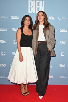 Si Tu Penses Bien Premiere - Paris Geraldine Nakache and Monia Chokri attending the premiere of the movie ‘Si tu penses bien’, held at MK2 Quai de Loire cinema, in Paris, France, on September 14th, 2026. Photo by Mireille Ampilhac ABACAPRESS.COM Paris France  Copyright: xAmpilhacxMireille ABACAx