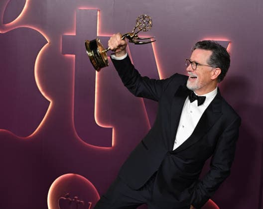 Apple TV+™s Primetime Emmy Party Stephen Colbert arriving to Apple TV+™s Primetime Emmy Party held at NYA WEST on September 14, 2026 in Hollywood, CA. Hollywood NYA WEST California USA Copyright: xLeexWattx xAFF-USA.COMx