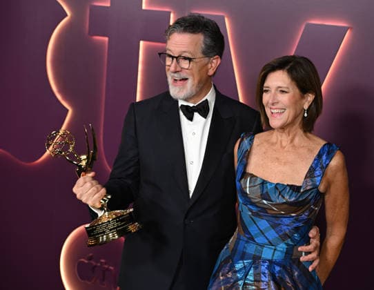 Apple TV+™s Primetime Emmy Party Stephen Colbert and Evelyn McGee-Colbert arriving to Apple TV+™s Primetime Emmy Party held at NYA WEST on September 14, 2026 in Hollywood, CA. Hollywood NYA WEST California USA Copyright: xLeexWattx xAFF-USA.COMx
