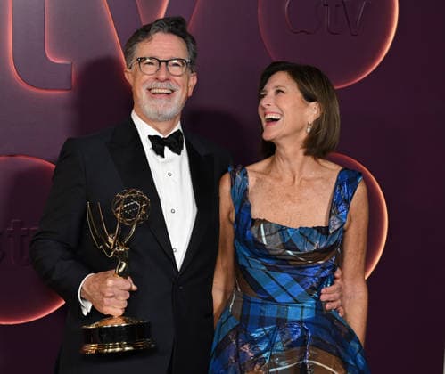 Apple TV+™s Primetime Emmy Party Stephen Colbert and Evelyn McGee-Colbert arriving to Apple TV+™s Primetime Emmy Party held at NYA WEST on September 14, 2026 in Hollywood, CA. Hollywood NYA WEST California USA Copyright: xLeexWattx xAFF-USA.COMx