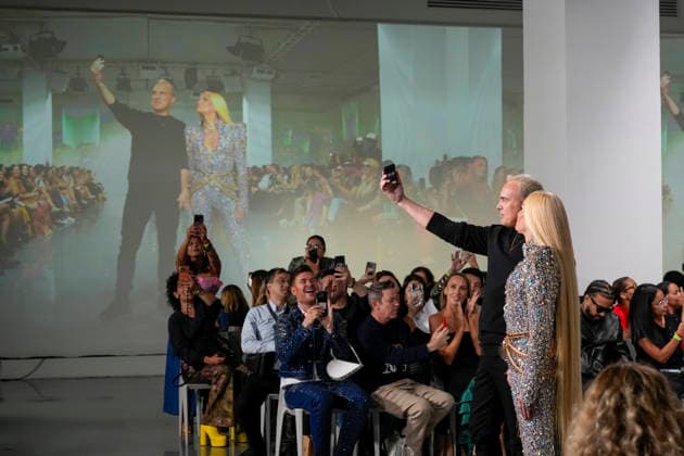 The Blonds Spring 2027 Runway at New York Fashion Week David Blond, Phillippe Blond during The Blonds Spring 2027 and The Blonds 20th Anniversary, held at 643 West 42nd Street in New York City, Monday September 14, 2026. Photography by Jennifer Graylock, Credit:JENNIFER GRAYLOCK Avalon United States, New York, New York, 643 West 42nd Street  Copyright: xJENNIFERxGRAYLOCKx xAvalonx 1134745140