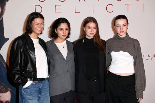 Tomomi Themann, Deniz Akyüz, Phillis Lara Lau, and Eva Marlen Hirschburger at the premiere of the feature film *Corpus Delicti* at the Delphi Filmpalast in Berlin, September 14, 2026 Foto:xN.xKubelkax xFuturexImagex corpus_6936