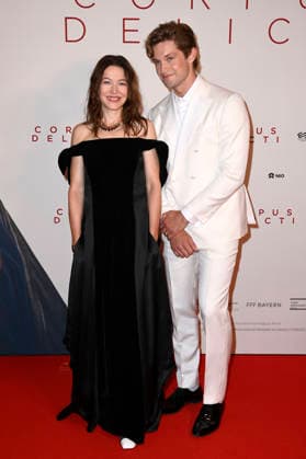Hannah Herzsprung and Damian Hardung at the premiere of the movie *Corpus Delicti* at the Delphi Filmpalast in Berlin, September 14, 2026 Foto:xN.xKubelkax xFuturexImagex corpus_6957