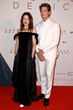 Hannah Herzsprung and Damian Hardung at the premiere of the movie *Corpus Delicti* at the Delphi Filmpalast in Berlin, September 14, 2026 Foto:xN.xKubelkax xFuturexImagex corpus_6958