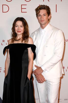 Hannah Herzsprung and Damian Hardung at the premiere of the movie *Corpus Delicti* at the Delphi Filmpalast in Berlin, September 14, 2026 Foto:xN.xKubelkax xFuturexImagex corpus_6959