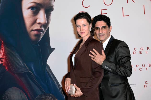 Katrin Röver and Reza Brojerdi at the premiere of the movie *Corpus Delicti* at the Delphi Filmpalast in Berlin, September 14, 2026 Foto:xN.xKubelkax xFuturexImagex corpus_6979