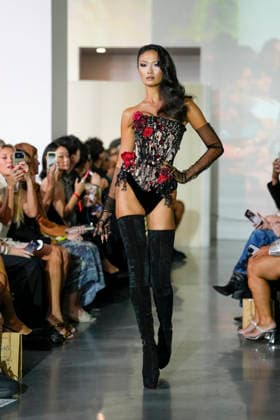The Blonds Spring 2027 Runway at New York Fashion Week A model walks the runway during The Blonds Spring 2027 and The Blonds 20th Anniversary at New York Fashion Week, held at 643 West 42nd Street in New York City, Monday September 14, 2026. Photography by Jennifer Graylock, Credit:JENNIFER GRAYLOCK Avalon United States, New York, New York, 643 West 42nd Street  Copyright: xJENNIFERxGRAYLOCKx xAvalonx 1134744167