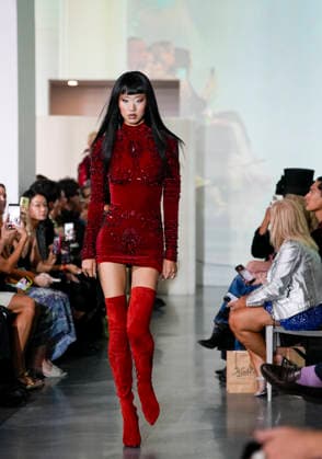 The Blonds Spring 2027 Runway at New York Fashion Week A model walks the runway during The Blonds Spring 2027 and The Blonds 20th Anniversary at New York Fashion Week, held at 643 West 42nd Street in New York City, Monday September 14, 2026. Photography by Jennifer Graylock, Credit:JENNIFER GRAYLOCK Avalon United States, New York, New York, 643 West 42nd Street  Copyright: xJENNIFERxGRAYLOCKx xAvalonx 1134744026