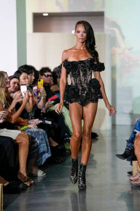 The Blonds Spring 2027 Runway at New York Fashion Week A model walks the runway during The Blonds Spring 2027 and The Blonds 20th Anniversary at New York Fashion Week, held at 643 West 42nd Street in New York City, Monday September 14, 2026. Photography by Jennifer Graylock, Credit:JENNIFER GRAYLOCK Avalon United States, New York, New York, 643 West 42nd Street  Copyright: xJENNIFERxGRAYLOCKx xAvalonx 1134744120