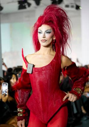 The Blonds Spring 2027 Runway at New York Fashion Week A model walks the runway during The Blonds Spring 2027 and The Blonds 20th Anniversary at New York Fashion Week, held at 643 West 42nd Street in New York City, Monday September 14, 2026. Photography by Jennifer Graylock, Credit:JENNIFER GRAYLOCK Avalon United States, New York, New York, 643 West 42nd Street  Copyright: xJENNIFERxGRAYLOCKx xAvalonx 1134744336