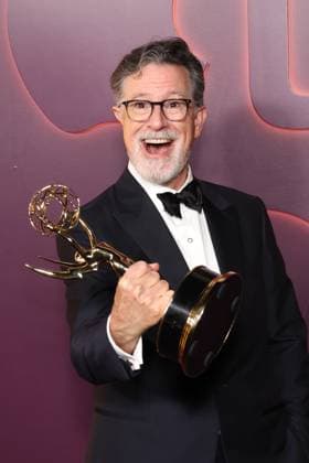 Los Angeles Ca Sept 14: Stephen Colbert at Apple TV s Primetime Emmy Party Red Carpet held at Nya Studios West on September 14, 2026 . Copyright: xAdMediax xMediaPunchx