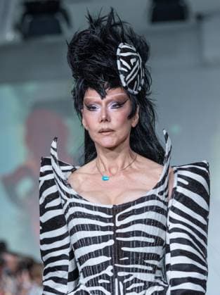 September 14, 2026, Bronx, New York, USA: Susanne Bartsch walks runway for The Blonds 20th Anniversary by David and Phillipe Blond presented by Motorola Razr Spring Summer 27 fashion show during SS27 FW at Lavan in New York, NY on September 15, 2026. Bronx USA  - ZUMAr339 20260914_znp_r339_018 Copyright: xLevxRadinx