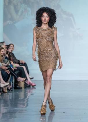 September 14, 2026, Bronx, New York, USA: A model walks runway for The Blonds 20th Anniversary by David and Phillipe Blond presented by Motorola Razr Spring Summer 27 fashion show during SS27 FW at Lavan in New York, NY on September 15, 2026. Bronx USA  - ZUMAr339 20260914_znp_r339_045 Copyright: xLevxRadinx