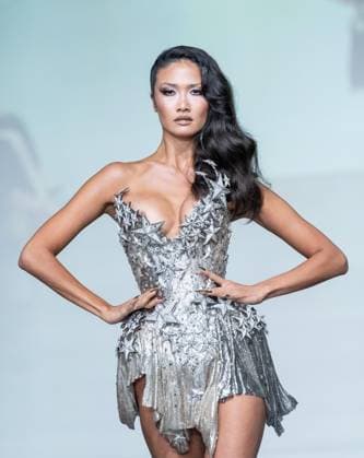 September 14, 2026, Bronx, New York, USA: A model walks runway for The Blonds 20th Anniversary by David and Phillipe Blond presented by Motorola Razr Spring Summer 27 fashion show during SS27 FW at Lavan in New York, NY on September 15, 2026. Bronx USA  - ZUMAr339 20260914_znp_r339_062 Copyright: xLevxRadinx