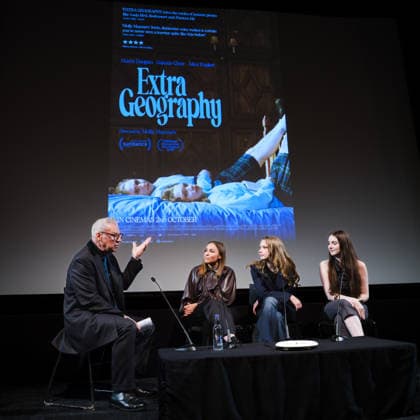 Mark Kermode, Molly Manners, Galaxie Clear and Marni Duggan on stage at Mark Kermode In 3D on Monday 14 September 2026 Mark Kermode, Molly Manners, Galaxie Clear And Marni Duggan on stage at Mark Kermode In 3D on Monday 14 September 2026 at BFI Southbank, London. ., Credit:Julie Edwards Avalon  Copyright: xJuliexEdwardsx xAvalonx 1134791321