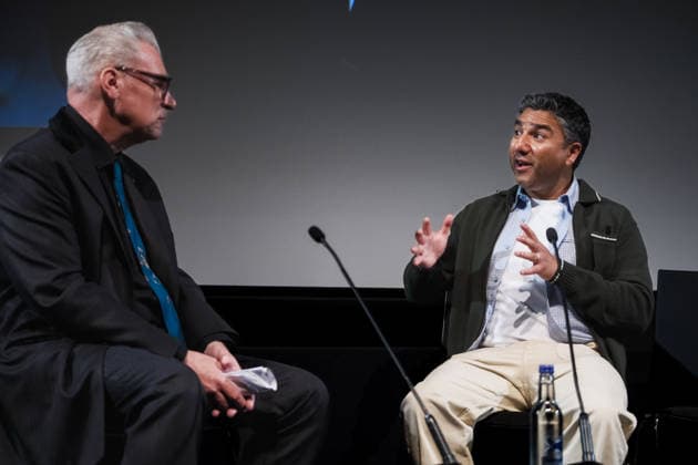 Mark Kermode and Nick Mohammed on stage at Mark Kermode In 3D on Monday 14 September 2026 Mark Kermode And Nick Mohammed on stage at Mark Kermode In 3D on Monday 14 September 2026 at BFI Southbank, London. ., Credit:Julie Edwards Avalon  Copyright: xJuliexEdwardsx xAvalonx 1134791384