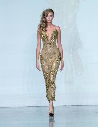 September 14, 2026, Bronx, New York, USA: A model walks runway for The Blonds 20th Anniversary by David and Phillipe Blond presented by Motorola Razr Spring Summer 27 fashion show during SS27 FW at Lavan in New York, NY on September 15, 2026. Bronx USA  - ZUMAr339 20260914_znp_r339_053 Copyright: xLevxRadinx