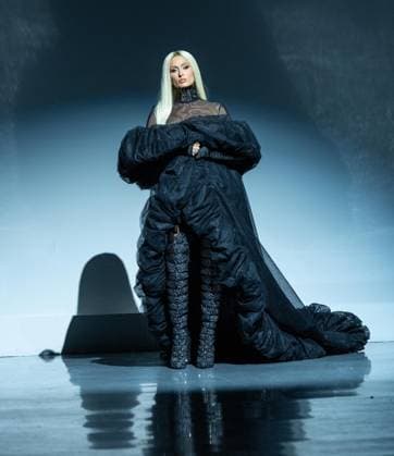 September 14, 2026, Bronx, New York, USA: Paris Hilton walks runway for The Blonds 20th Anniversary by David and Phillipe Blond presented by Motorola Razr Spring Summer 27 fashion show during SS27 FW at Lavan in New York, NY on September 15, 2026. Bronx USA  - ZUMAr339 20260914_znp_r339_086 Copyright: xLevxRadinx