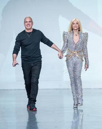 September 14, 2026, Bronx, New York, USA: David and Phillipe Blond walk runway for The Blonds 20th Anniversary by David and Phillipe Blond presented by Motorola Razr Spring Summer 27 fashion show during SS27 FW at Lavan in New York, NY on September 15, 2026. Bronx USA  - ZUMAr339 20260914_znp_r339_092 Copyright: xLevxRadinx