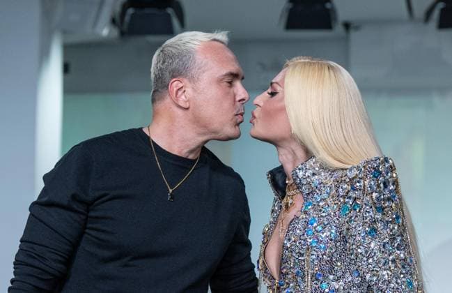 September 14, 2026, Bronx, New York, USA: David and Phillipe Blond walk runway for The Blonds 20th Anniversary by David and Phillipe Blond presented by Motorola Razr Spring Summer 27 fashion show during SS27 FW at Lavan in New York, NY on September 15, 2026. Bronx USA  - ZUMAr339 20260914_znp_r339_093 Copyright: xLevxRadinx